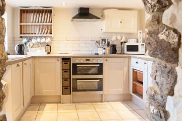 The lovely cottage kitchen.
