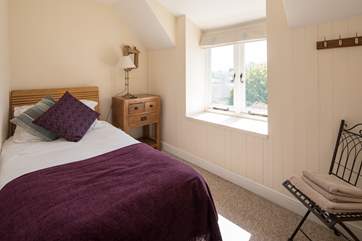 Bedroom 3 is a delightful single room.