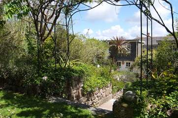 The gardens are set on various levels.