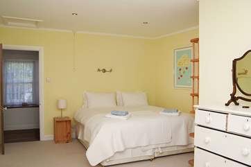 This bedroom has 'zip and link' beds.