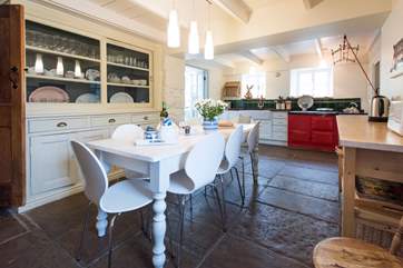 The spacious kitchen/diner.