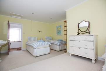 The twin bedroom.