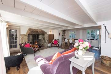 Plenty of seating for a holiday with friends and family.