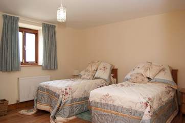 The twin bedroom.