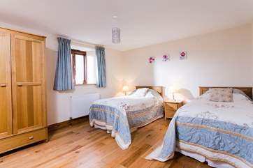 The twin bedroom.