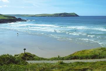 Polzeath beach.