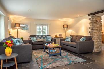 Plenty of room for all to relax in the lounge