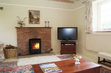 There is a big digital TV so you can catch up with favourite programmes.