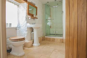 The modern shower-room.