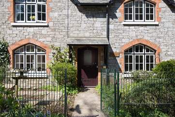 The front door.