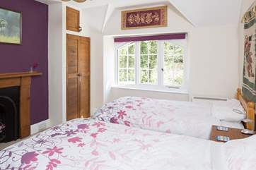 Bedroom 3 is a twin room.
