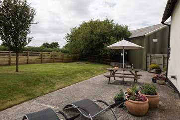 The private garden is the perfect to place to slink back and relax.