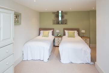The family bedroom can be made up as a double and there is an additional bed for a child.