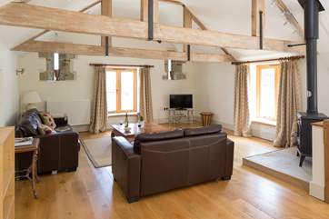 The sitting-area at the opposite end of the the first floor galleried-area,