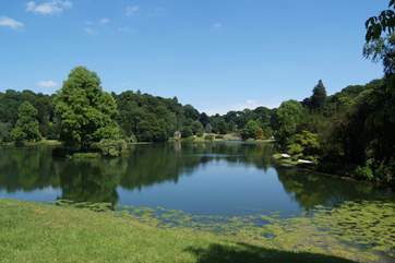 You can easily spend a whole day at the National Trust's Stourhead Gardens.