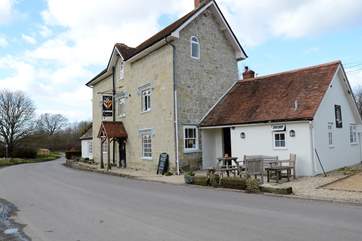 The Benett Arms at Semley, a traditional 16th Century Inn and freehouse, is a short drive away.