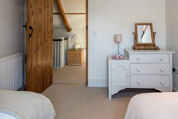 The twin bedroom.