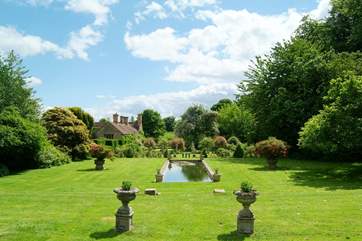The Owner's beautiful gardens, which guests are welcome to explore.