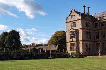 South Somerset has a number of great historic houses to visit - this is Montacute House.