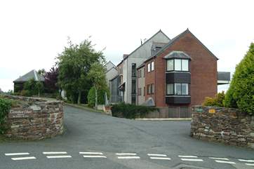 The entrance to Trevethan Court.