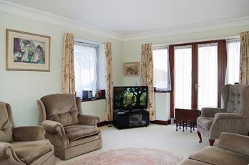 There is ample seating to sit and relax.
