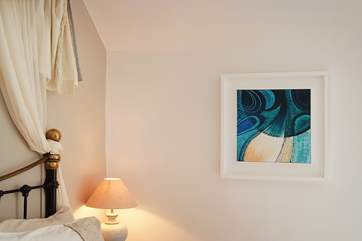 The Owner's artwork can be seen throughout the cottage.