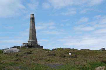For walkers there are some real treats in this part of Cornwall including the monument at Carn Brea.