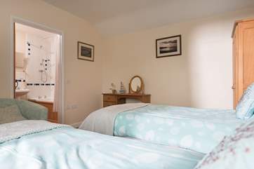 There is an en-suite bathroom for this bedroom.