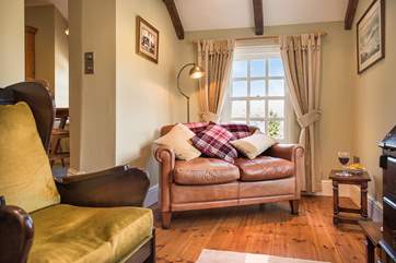 The cosy lounge area