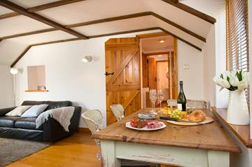 The cottage has a lovely feel.