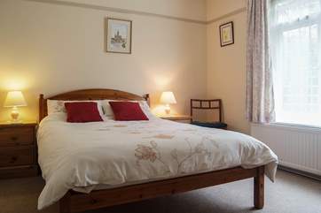 The ground floor double bedroom.