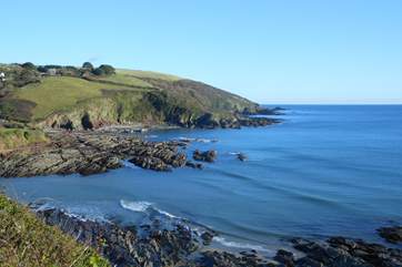 Plenty of sheltered coves to explore.