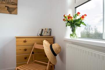 A pretty corner in the twin bedroom.