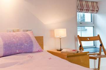 The main bedroom is dual-aspect.