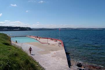 The locally renowned open-air Shoalstone salt-water swimming pool.