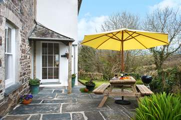 Meals can be enjoyed al fresco style on the terrace.
