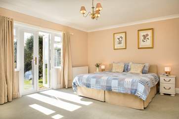 This lovely room has patio doors out to the garden