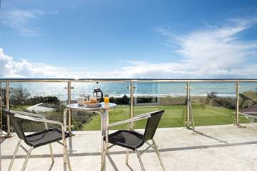 Fabulous views from the balcony in Bedroom 2 - possibly the best seat in the house