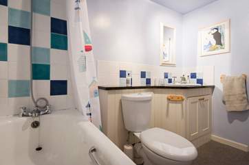 The bathroom is on the ground floor.
