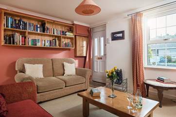 The owners have left an excellent supply and choice of books, something for everyone.
