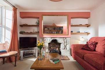 The gas fired coal fire just adds to the cosiness of the cottage on a cold or wet day.