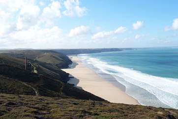 There are fabulous views from the nearby coastal footpaths, just a couple of miles away.