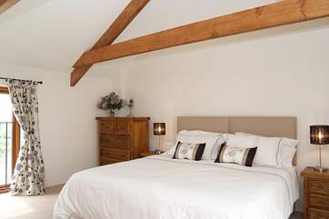 Lovely Bedroom 2 has 'zip and link' (double or twin) beds and is on the first floor.