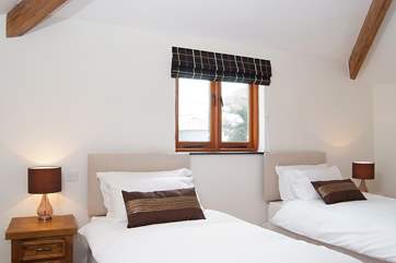 The twin bedroom is on the first floor (Bedroom 3).