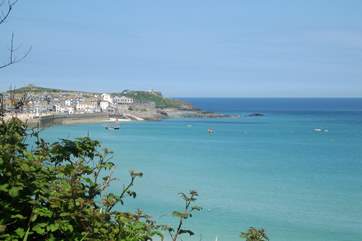 St Ives across Carbis Bay.
