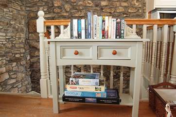 Books, jigsaw puzzles and DVDs are all provided for guests' use.