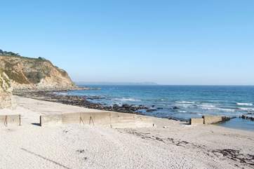 The beach at Charlestown.