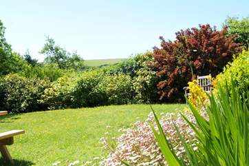 The outlook from the garden is gorgeous.