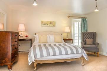 Beautiful bedroom one has a super comfy bed