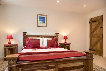 The lovely double bedroom.